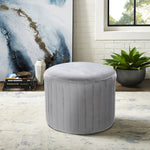 Breeins Upholstered Footstool With Anti-slip Foot Pads