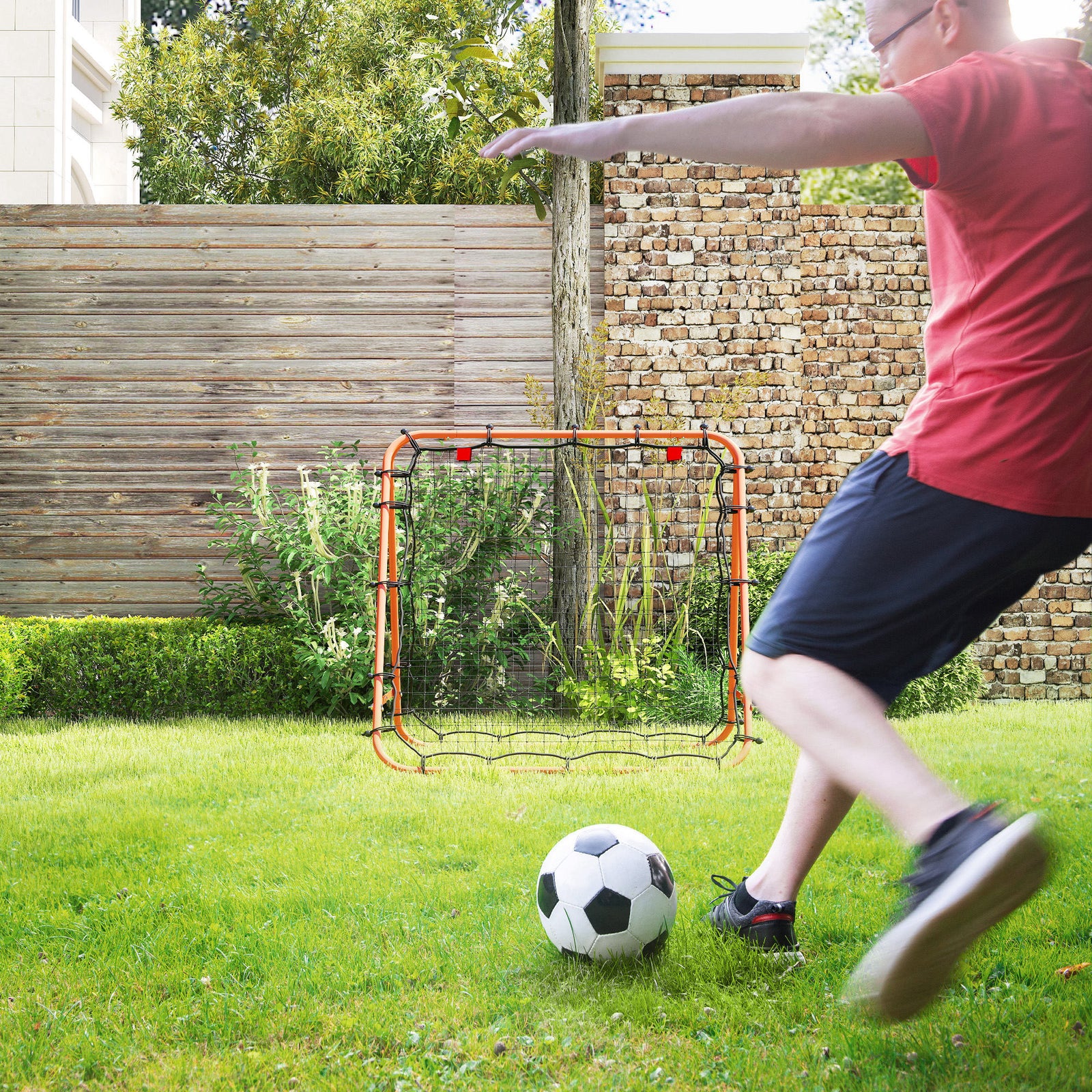 Double-sided Football Rebounder Net