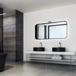 Shine Chrome Led 7w Wall Lamp Stylish Polished Chrome Light With Ip44 Rating Perfect For Mounting Above A Bathroom Mirror