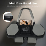 Centra 4-wheels Abdominal Wheel Ab Roller 8 Elbow Support Automatic Rebound