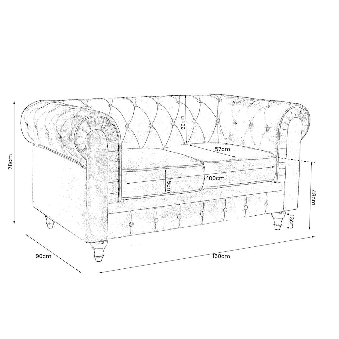 Button Tufted Faux Leather Living Room Armchair | Brown
