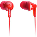 Rp-hje125e Ergofit Wired In-ear Earphones | Red