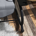 2-in-1 Garden Swing Chair For 3 Person W/ Adjustable Canopy | Dark Grey