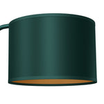 Verde Hand Made Scandi Style Wall Lamp In A Rich Green Finish With Gold Accents Holds 1xe27 Led Bulb