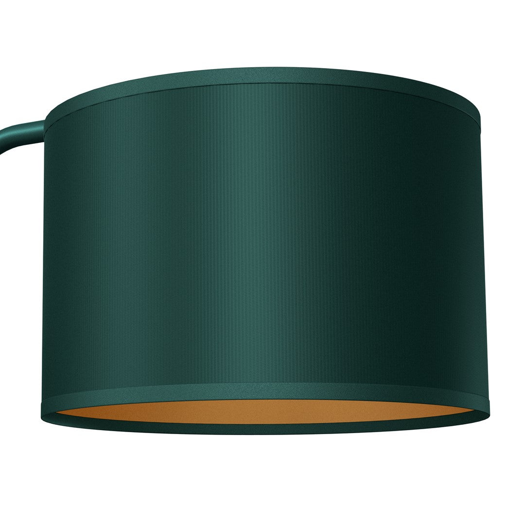 Verde Hand Made Scandi Style Wall Lamp In A Rich Green Finish With Gold Accents Holds 1xe27 Led Bulb