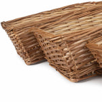Tapered Split Willow Tray | Set-of-3 | Brown