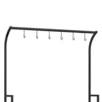 3 Tiered Plant Stand Ladder Shelf With Hanging Hooks