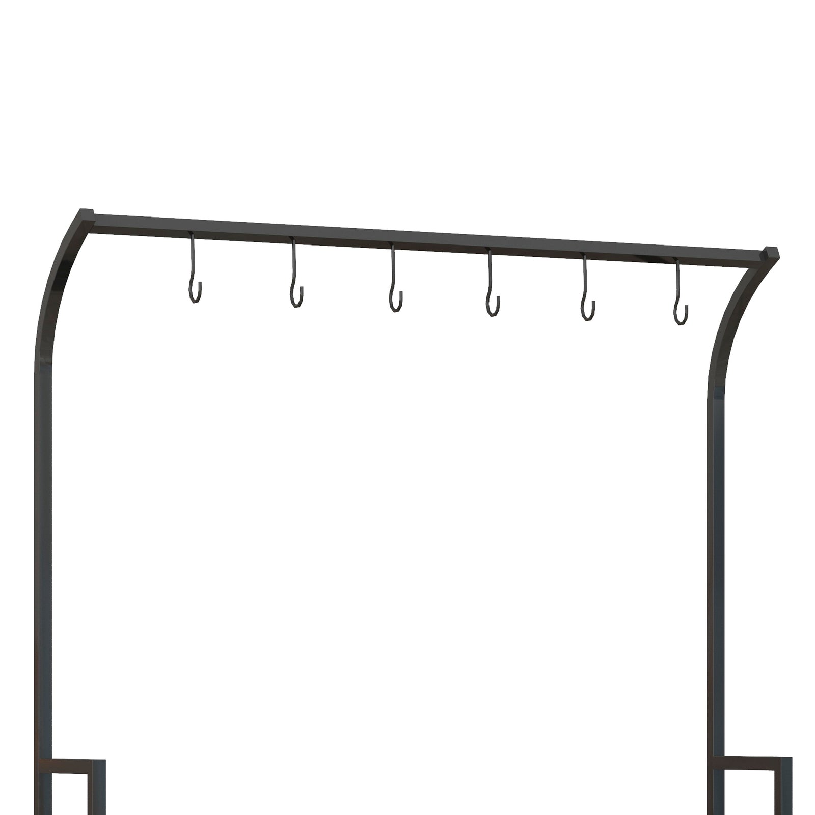 3 Tiered Plant Stand Ladder Shelf With Hanging Hooks