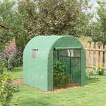 Polytunnel Greenhouse Uv-resistant Pe Cover 1.8x1.8x2m