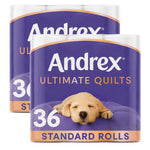 Toilet Rolls X72 Supreme Quilts Fragrance-free 3 Ply Toilet Paper, 2Pk | Set-of-2