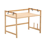 Free Standing Kitchen Organizer Storage Shelf Spice Jars Rack