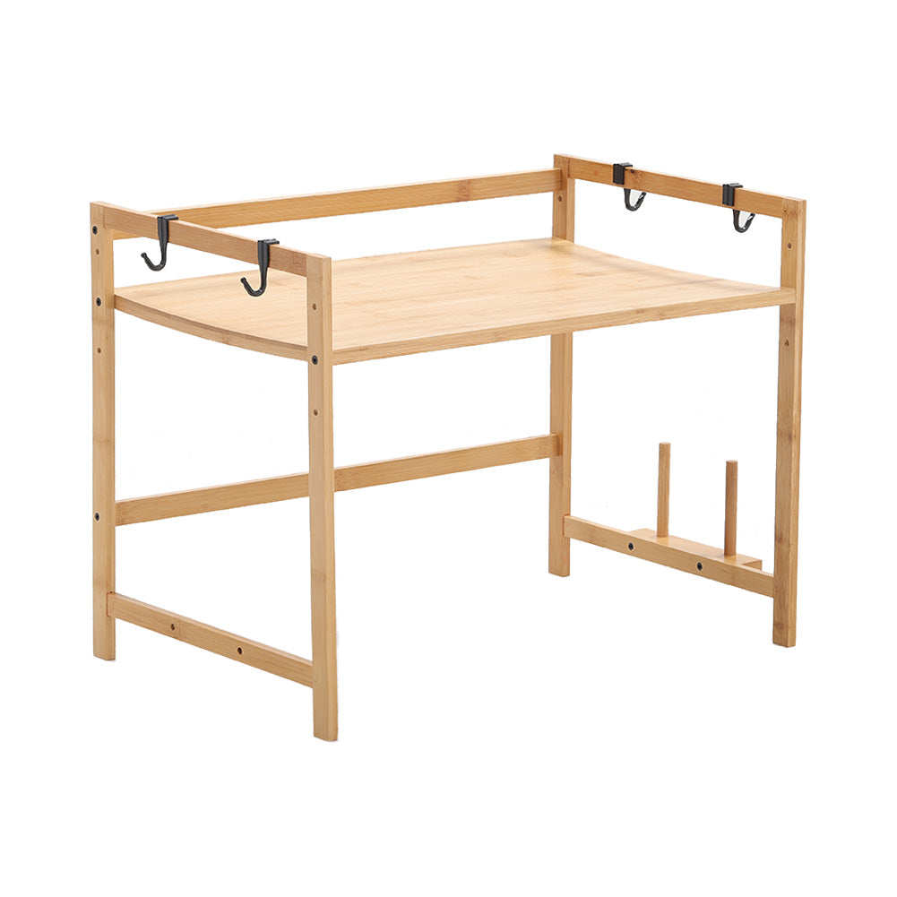 Free Standing Kitchen Organizer Storage Shelf Spice Jars Rack