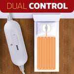 Deluxe Electric Blanket Fully Fitted Polar Fleece Heated Bed Underblanket 3 Heat Settings | Single | White