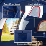 5-6 Man Camping Tent, Water Resistant Hiking Shelter | Dark Blue