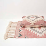 Pali Pink Kilim Wool Rug | 200cm | Pink