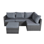 6-seater Rattan Corner Sofa Garden Furniture Set