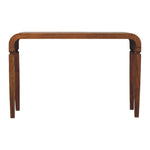 Solid Wood Arcus Console Table, Light Brown