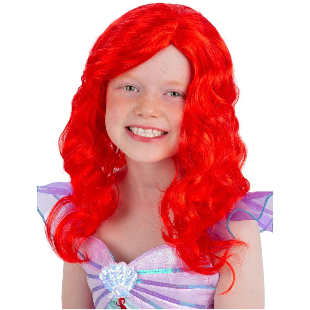 Smiffys Mermaid Wig, Red