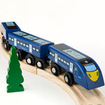 Wooden Replica of the High Speed 1 Train