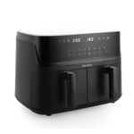 Switch Dual Air Fryer With Extra Large 10l Capacity, Pfas-free Drawer | Black