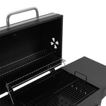 Charcoal BBQ Grill with Lid, Carbon Steel Barbecue