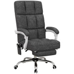 Massage Office Chair Desk Heat | Charcoal Gray