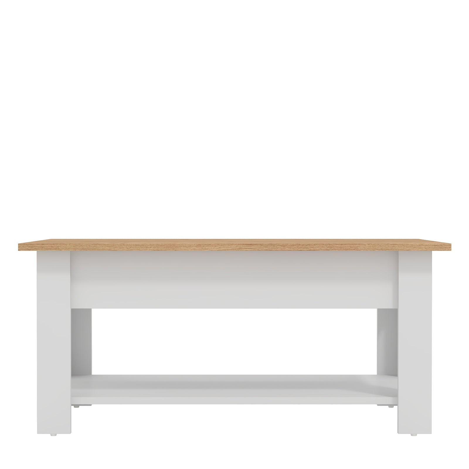 Lift-up Coffee Table - Space-saving Storage For Living Room | White
