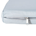 3pcs Rattan Garden Seat Cushions Pads For Patio Furniture | Gray