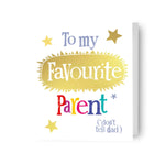 To My Favourite Parent' Mother's Day Card Official Product