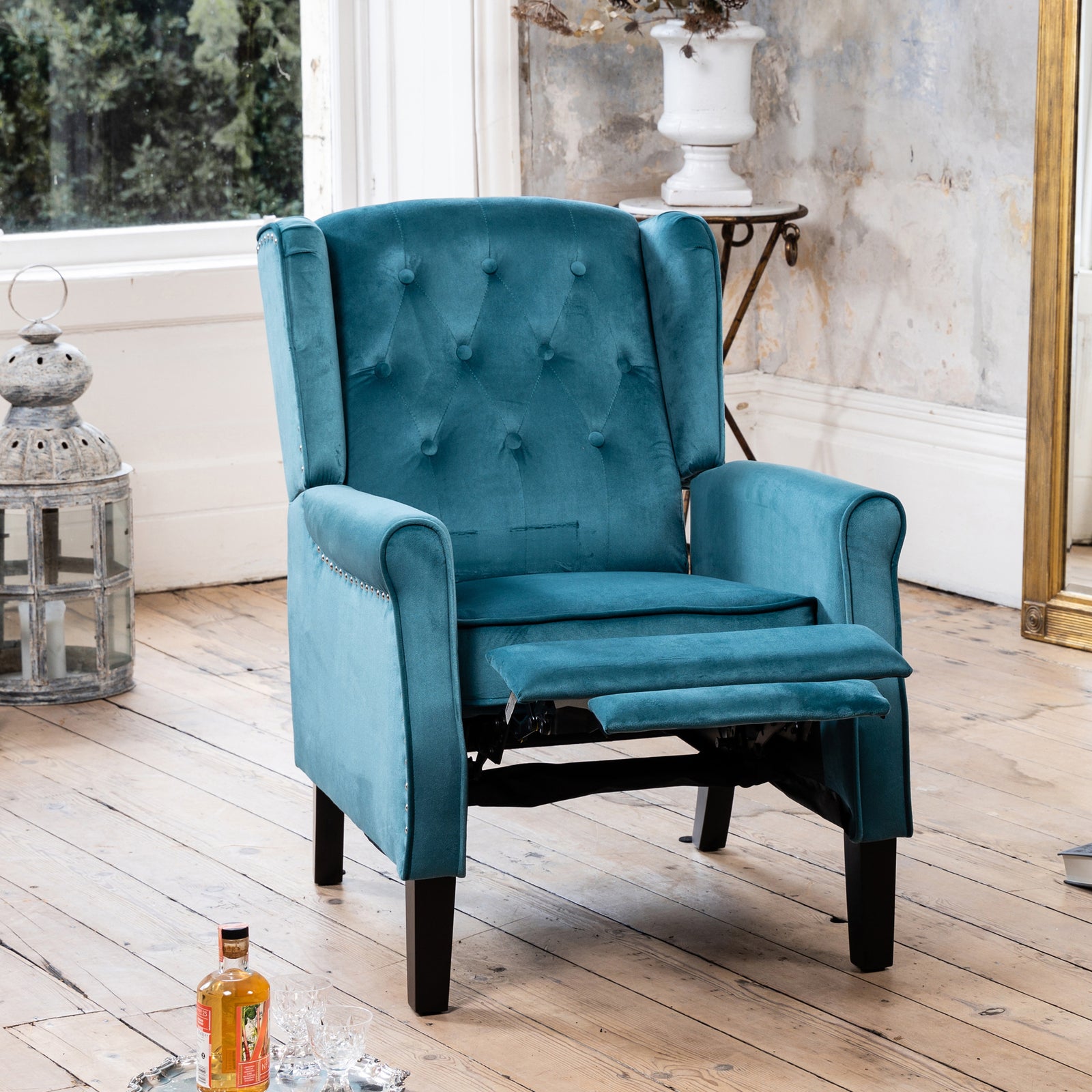 Annapoli Recliner Armchair | Teal