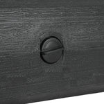 40kg Square Parasol Base W/ Wood Effect, Black
