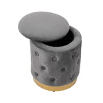 Breeins Upholstered Storage Ottoman