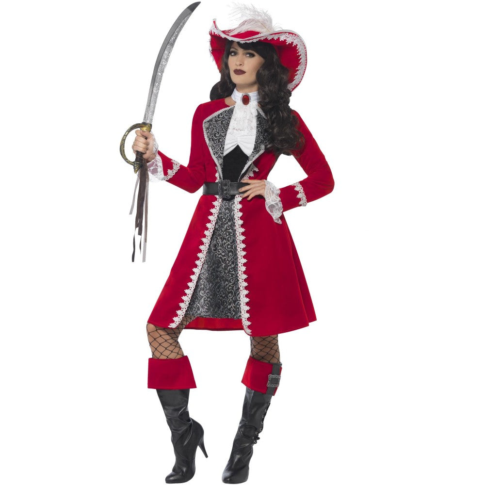 Deluxe Authentic Lady Captain Costume | Plus X1