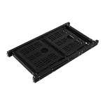 Portable Folding Camping Table With Shelves, Lightweight Aluminium Outdoor Table For Camping