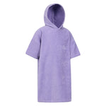 Childrens/kids Driftwood Hooded Towel | Medium | Purple