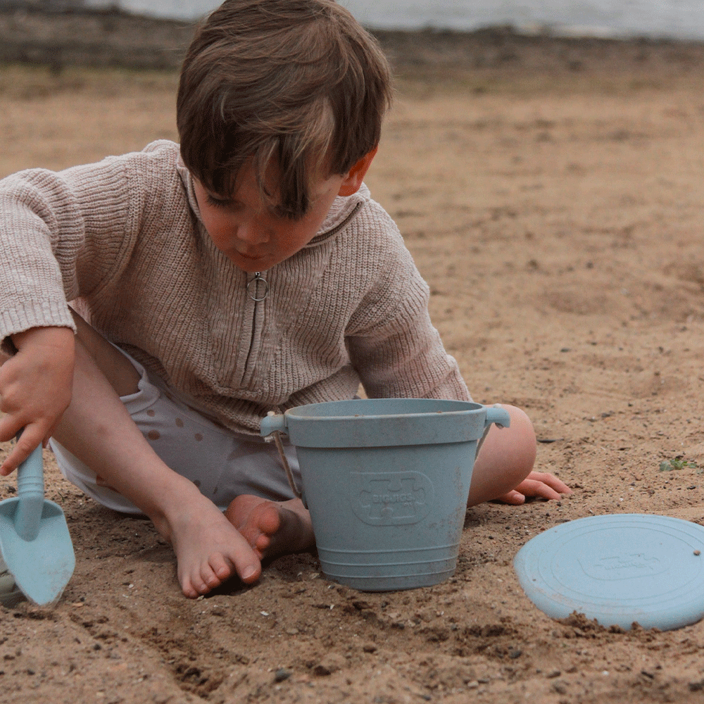 5 Piece Silicone Beach Toy Bundle | Dove Grey