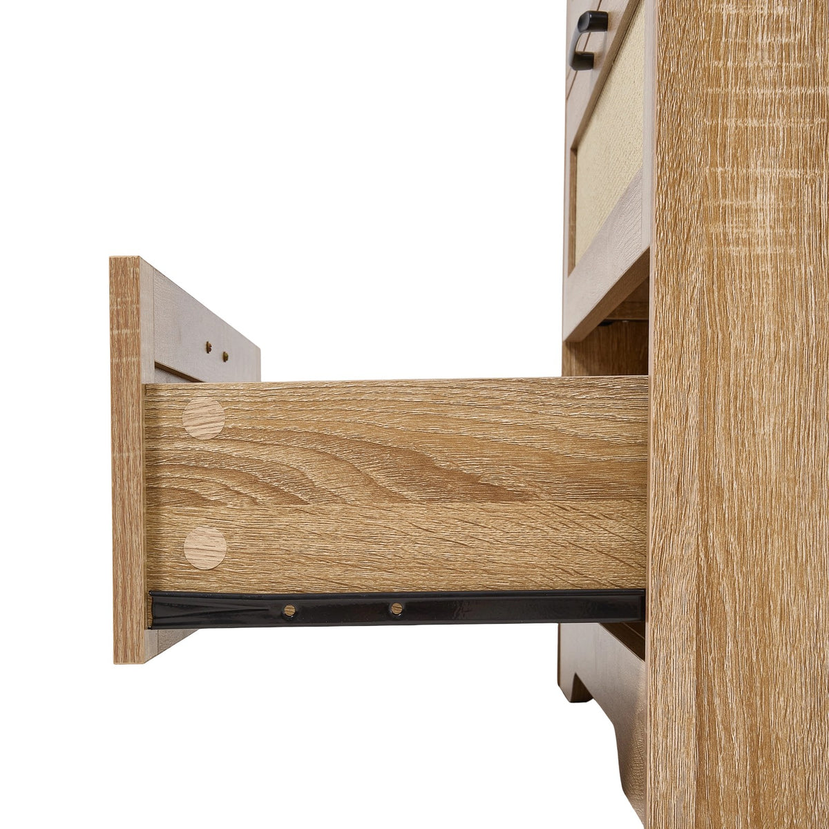2-door Wardrobe With 2 Drawers | Natural