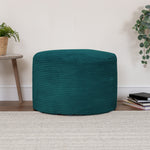 Frankie Cord Bean Bag Pouffe | Teal
