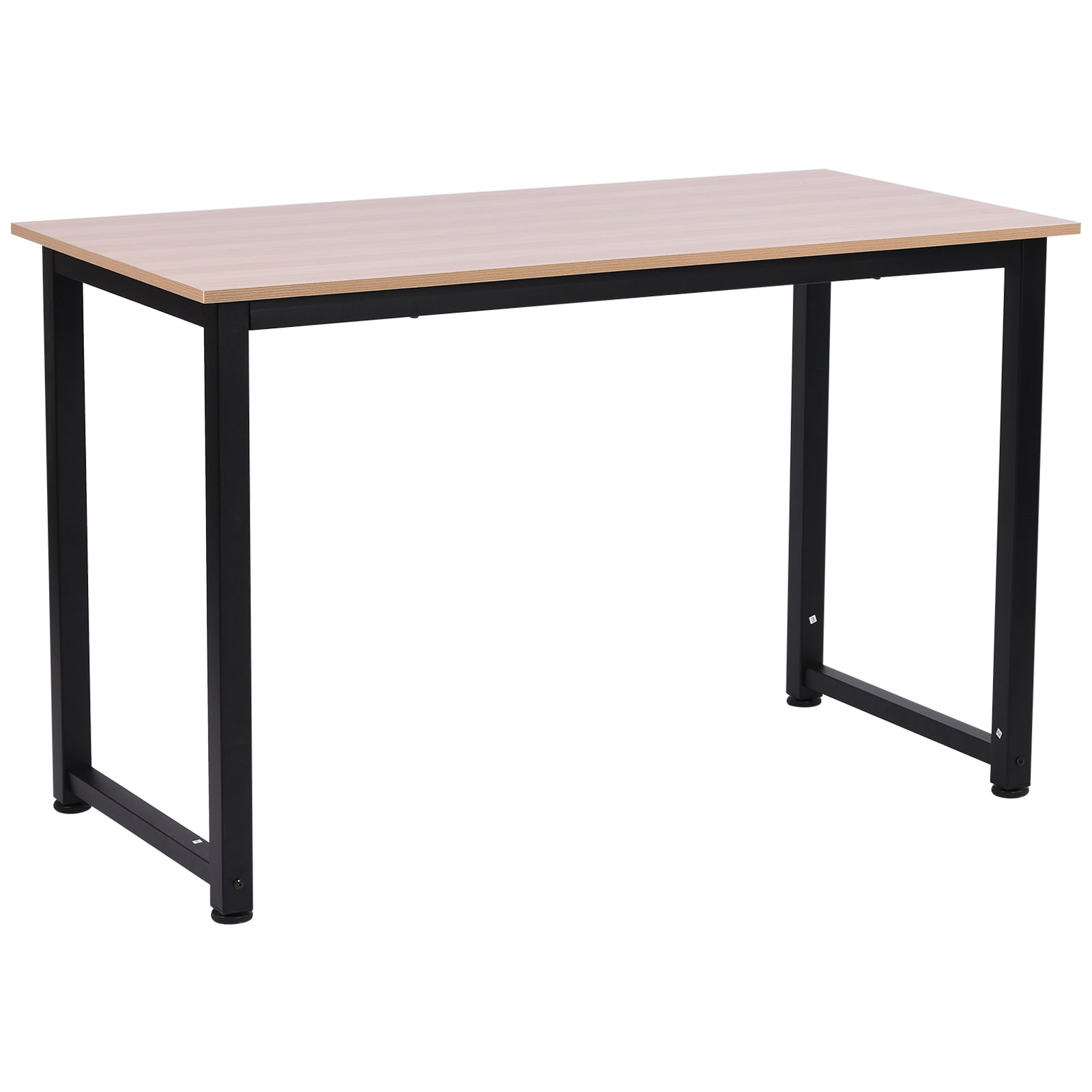 Computer Desk Dining Table Writing Table With Metal Frame | Black