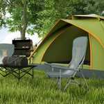 Folding Camping Chair Heavy Duty Back Camp Fishing Chair