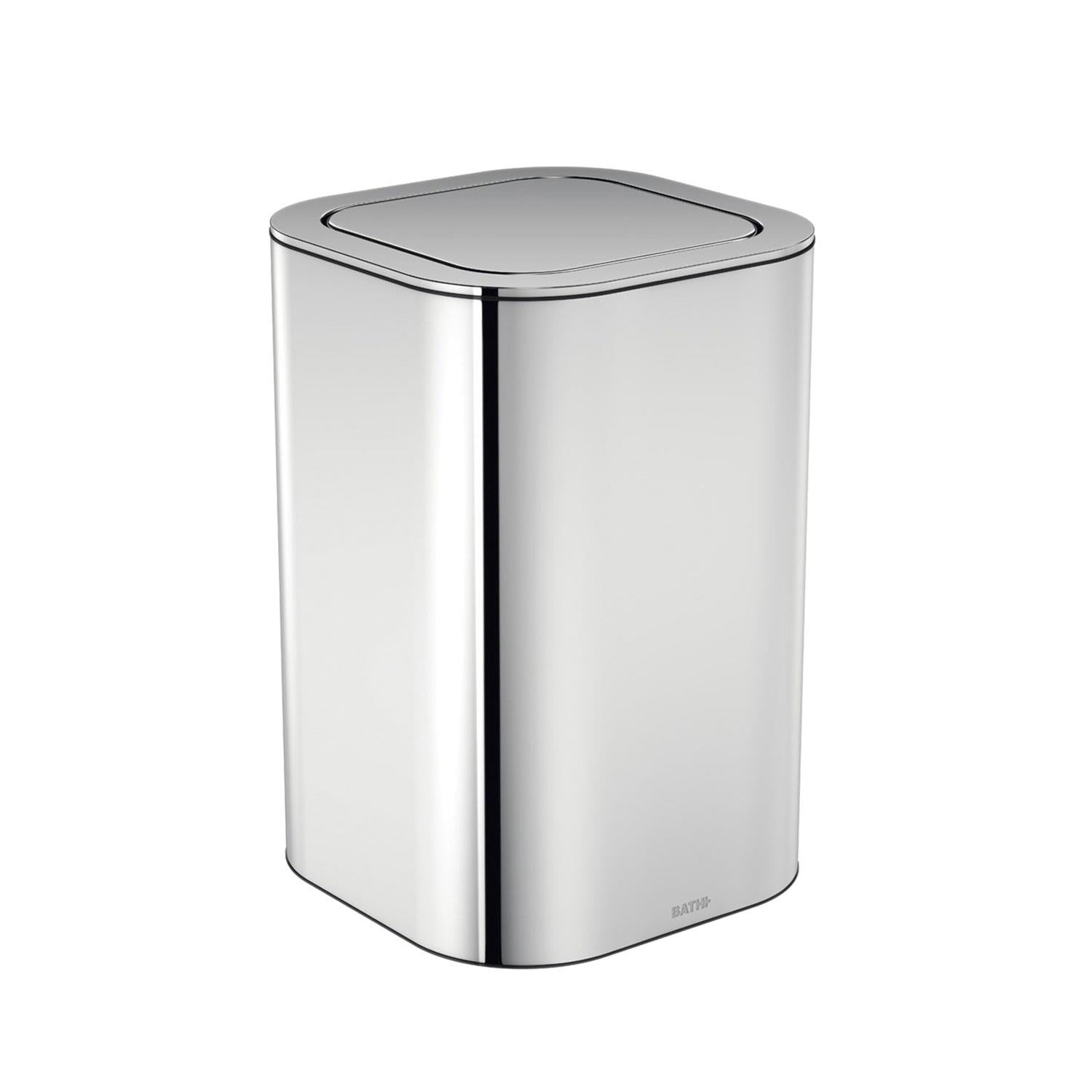 Bathroom Bin Glossy Stainless Steel Lineb+ (5l)