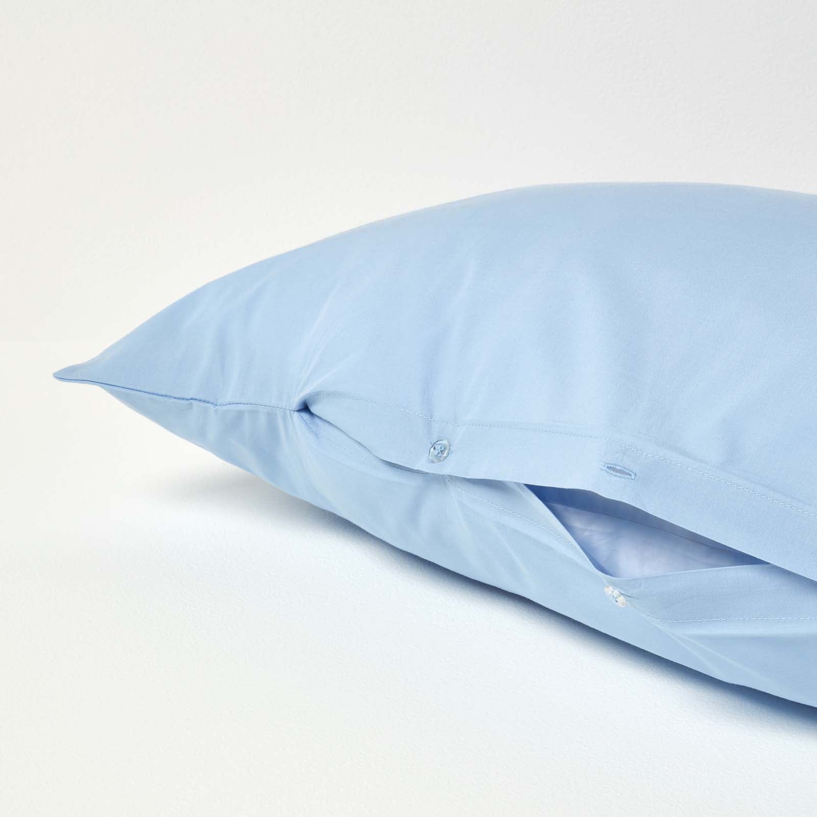 Egyptian Cotton V Shaped Pillowcase 200 Tc | V Shape | Blue