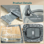 Kettle And Toaster Set With Strix Thermostat, Crumb Tray | Grey