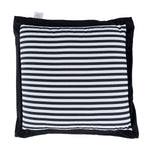 Striped Chair Seat Pad | 40cm x 40cm | Black & White
