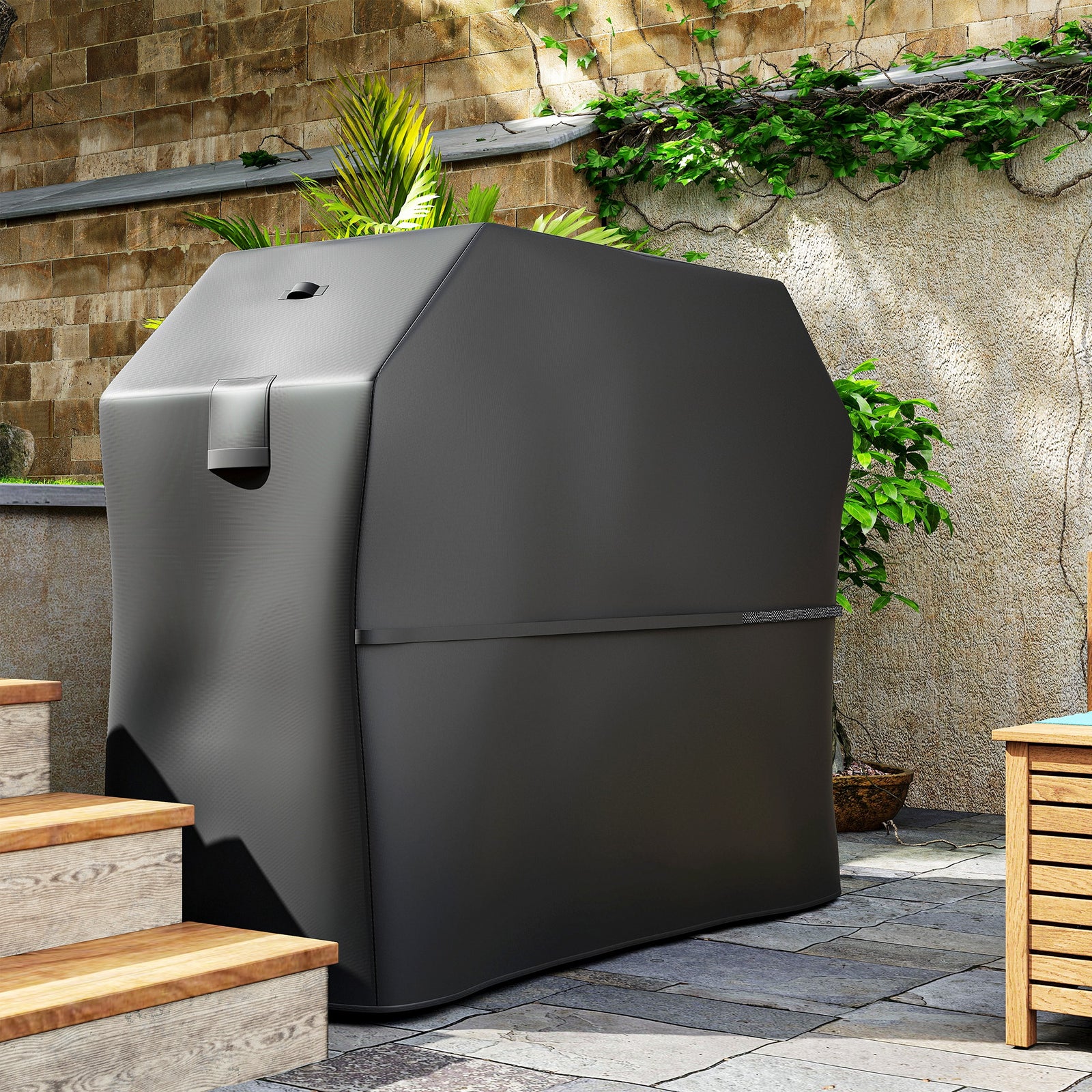 Rectangular Bbq Cover, 600d Oxford