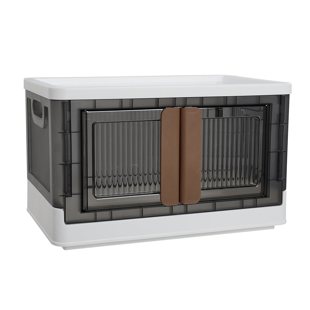 Double-door Collapsible Storage Organizer Box