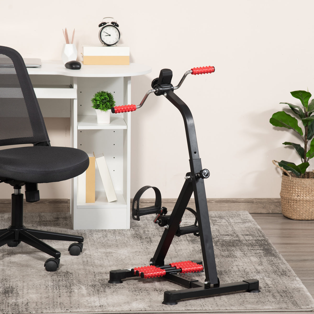 HOMCOM Pedal Rehabilitation Exercise Bike For Seniors And Elderly
