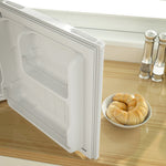 46l Counter Top Fridge Mini Fridge With Lock Chiller Box | One Size | Cream