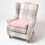 Cotton Armchair Booster Cushion | 50cm x 50cm | Pink