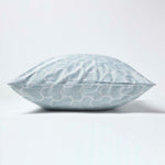 Geometric Jacquard Cushion Cover | 60cm x 60cm | Blue